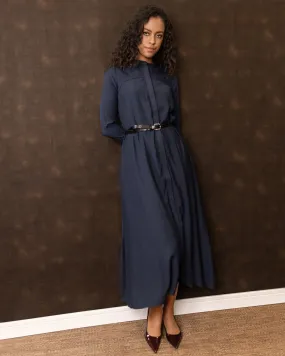 Feminine Structure Marlee Dress | Navy