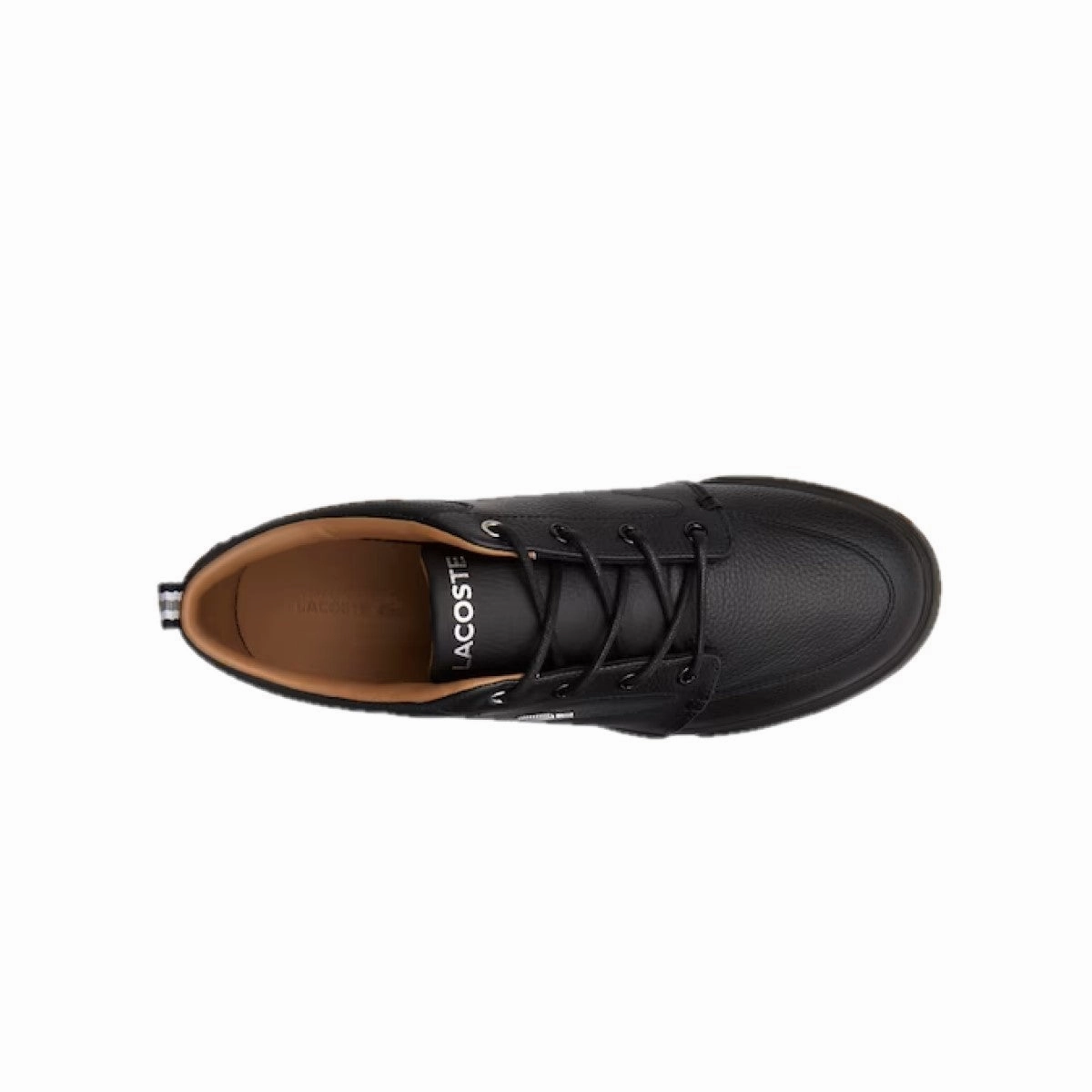 LACOSTE 7-37CMA007302H BAYLISS 119 1 MN'S (Medium) Black/Black Leather & Synthetic Lifestyle Shoes