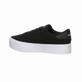 LACOSTE 7-45CFA0012312 ZIANE PLATFORM WMN'S (Medium) Black/White Leather & Synthetic Lifestyle Shoes