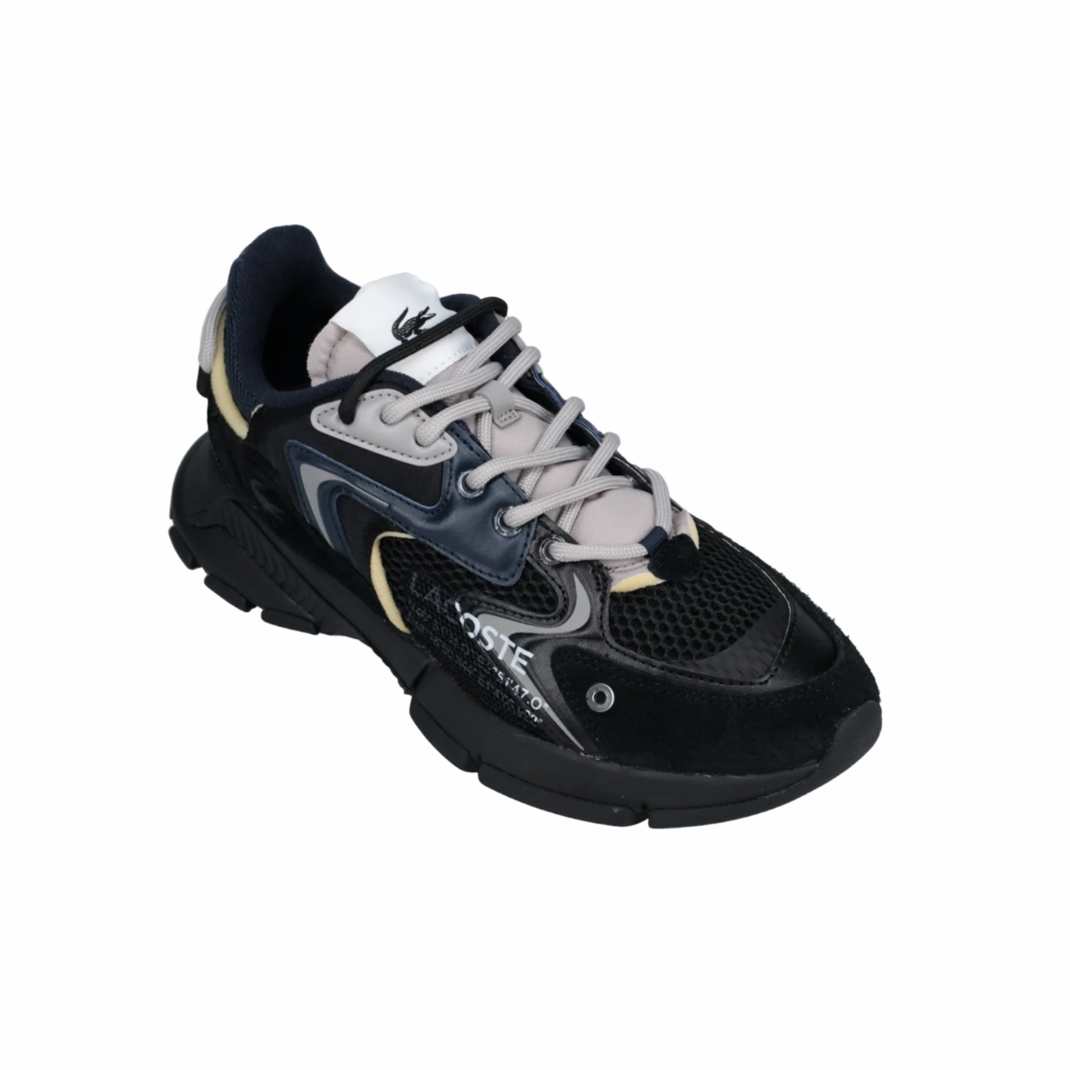 LACOSTE 7-45SMA0001NB0 L003 NEO 123 MN'S (Medium) Navy/Black Synthetic Running Shoes