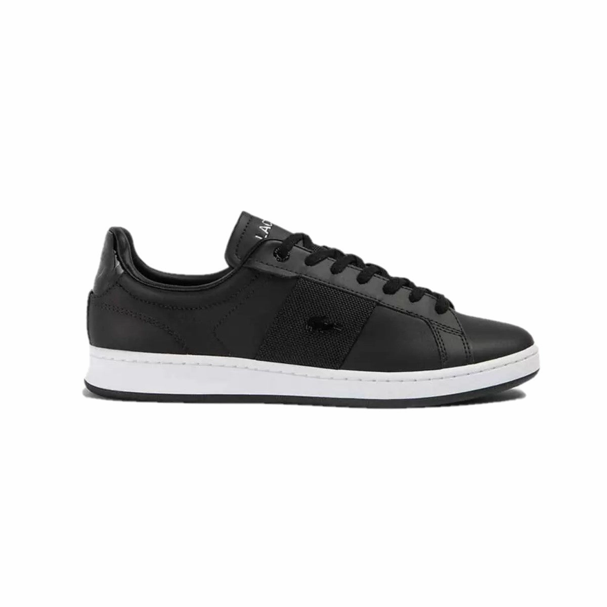 LACOSTE 7-45SMA0046312 CARNABY PRO GGR MN'S (Medium) Black/White Leather & Synthetic Lifestyle Shoes