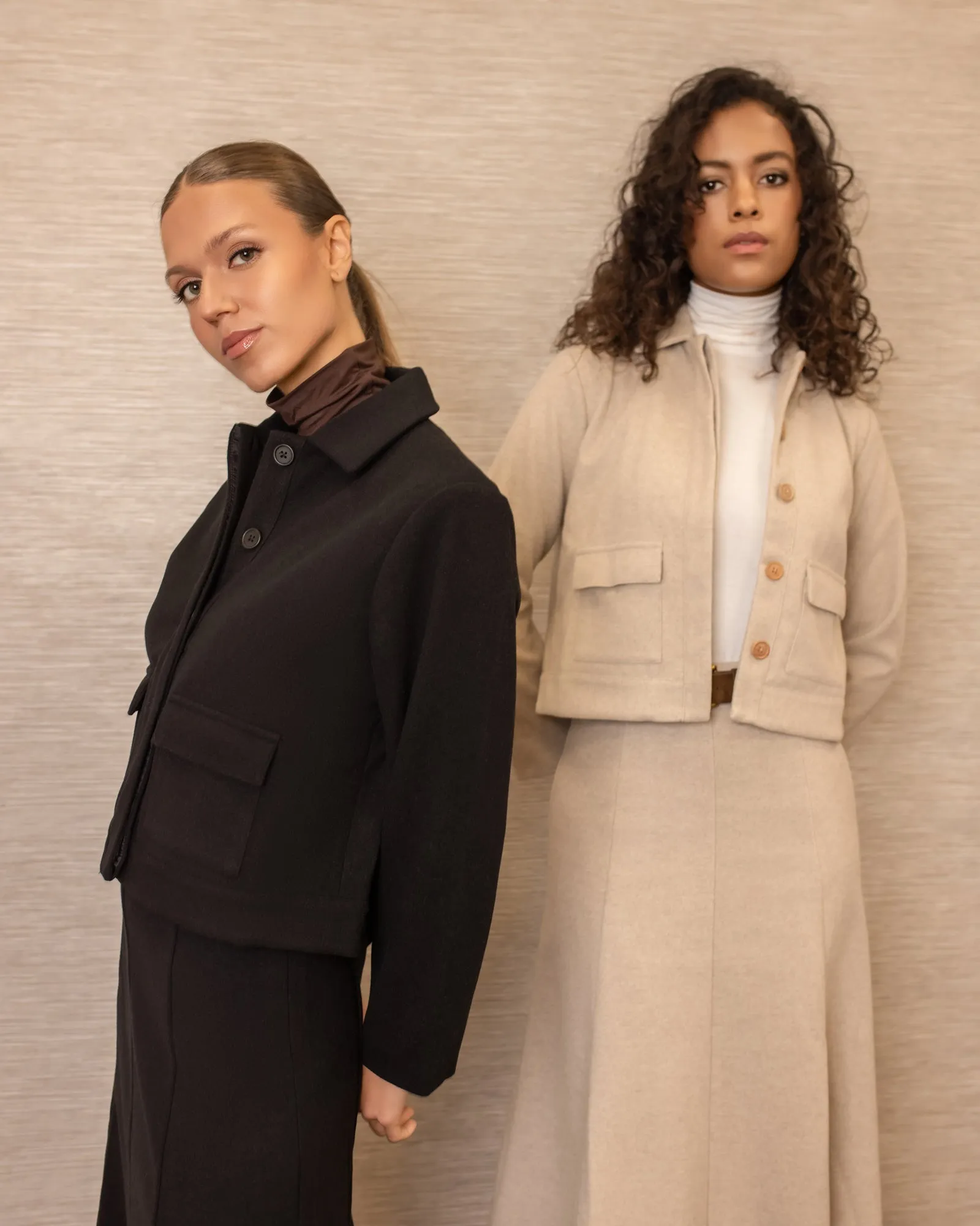 Tapered Look Quick Comfort Design Lainey Panel Maxi | Beige