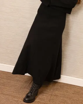 Stretch Material Quick Wear Lainey Panel Maxi | Black