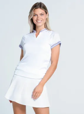 Lavender Love Short Sleeve MoistureWicking Technology NonChafeCollarTech