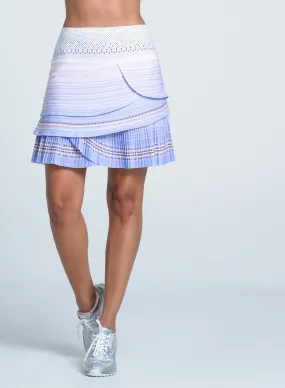 Lavender Love Skort-17.5" Travel Friendly Movement Flex