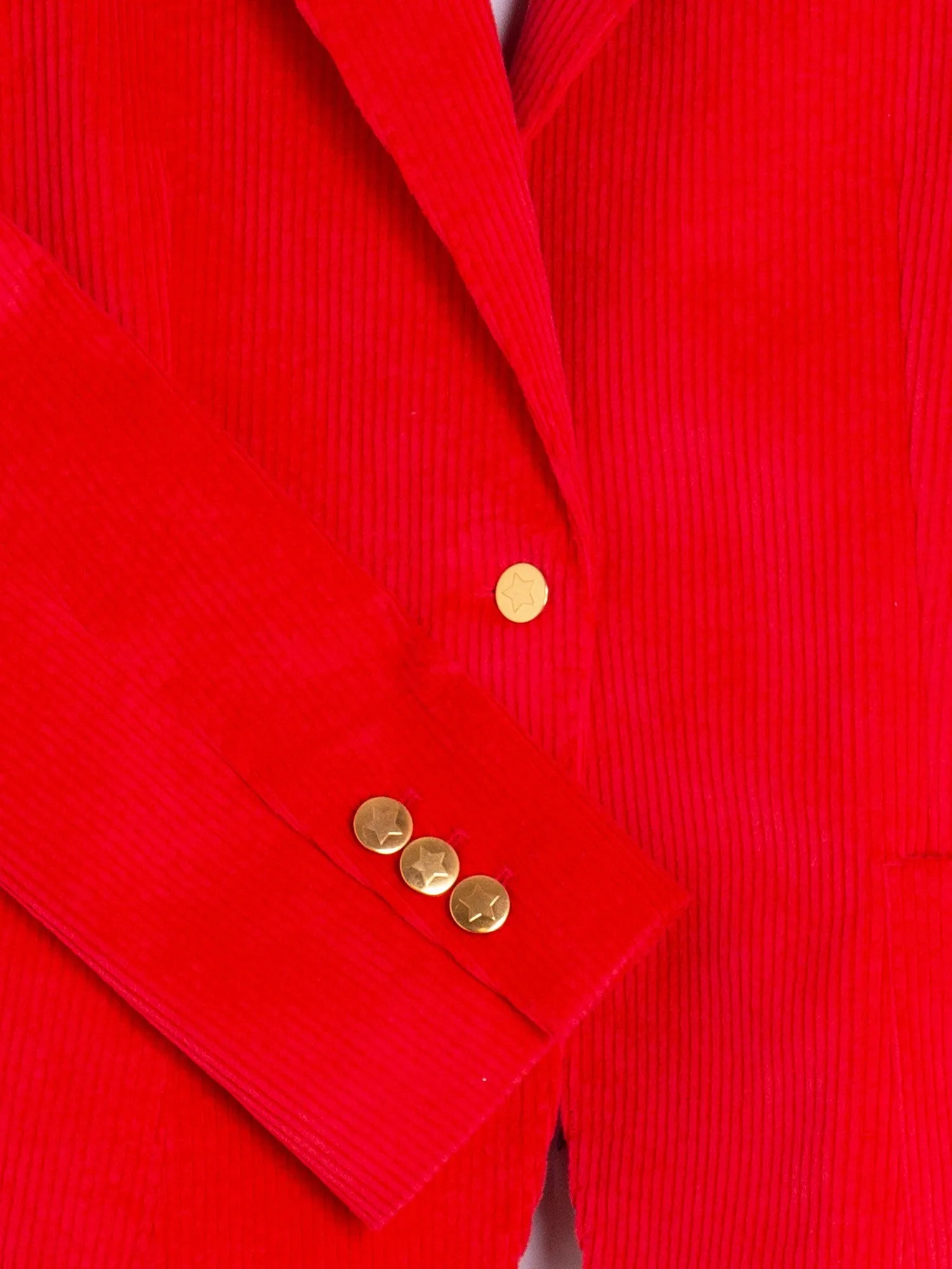Gadea Corduroy Blazer in Pana Red Versatile Shirt