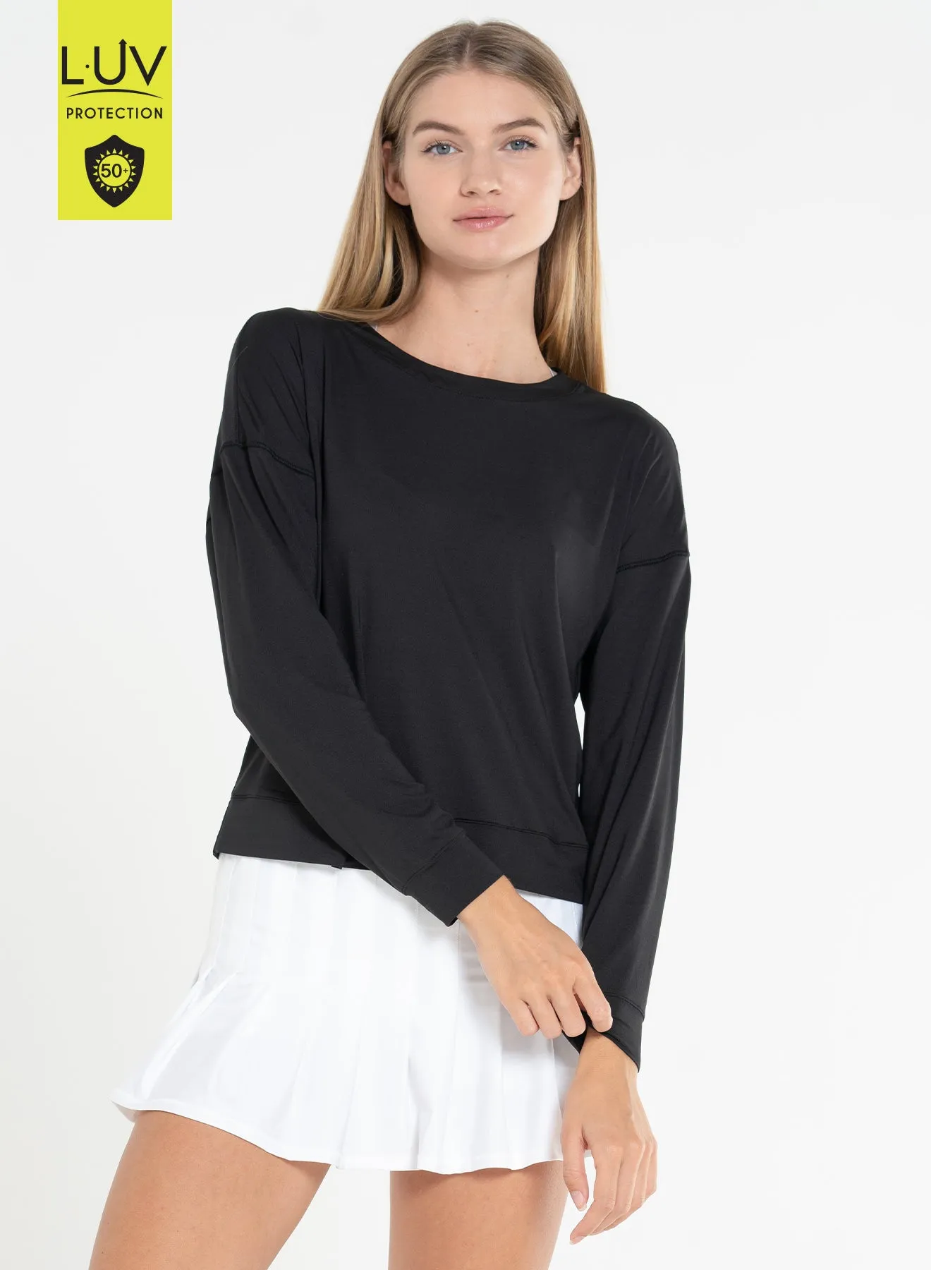 Hype Long Sleeve Fitted Blouse Casual Button-Down