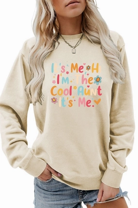 Warm Hoodie Thermal Insulation Tech WOMEN LETTERING PRINT LOOSE FIT PULLOVER TOP