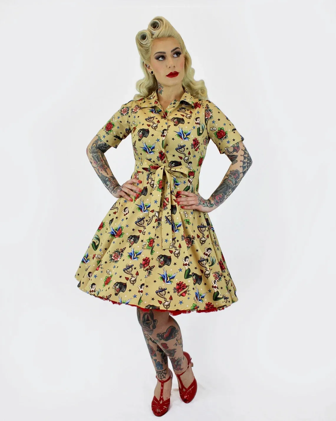 Tattoo Art Vintage Inspired Dress #TACD Breeze Flow