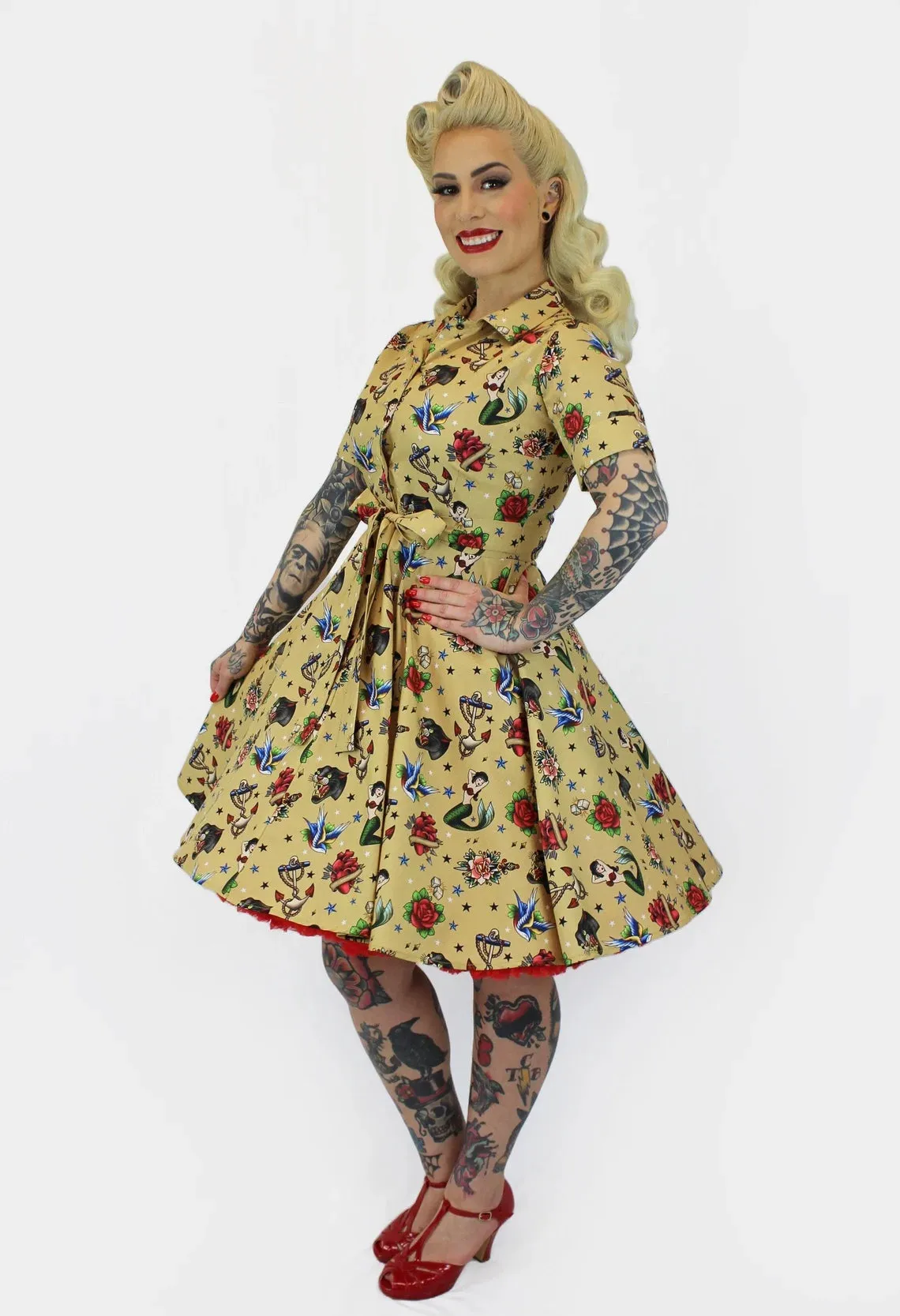 Tattoo Art Vintage Inspired Dress #TACD Elegance Glow