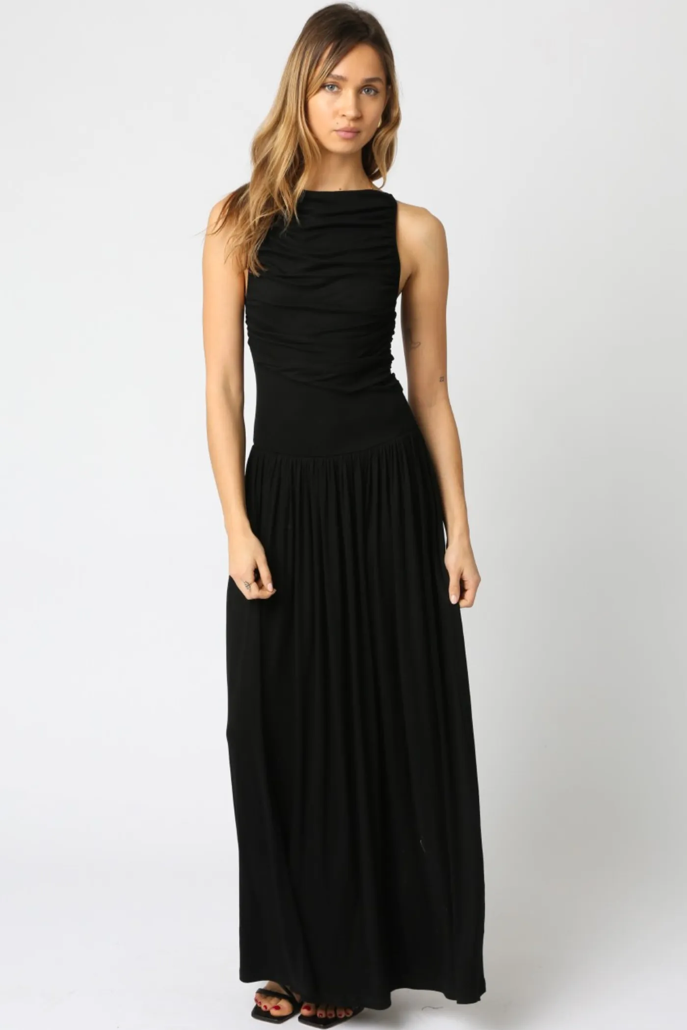 Smooth Drape LENI MAXI DRESS