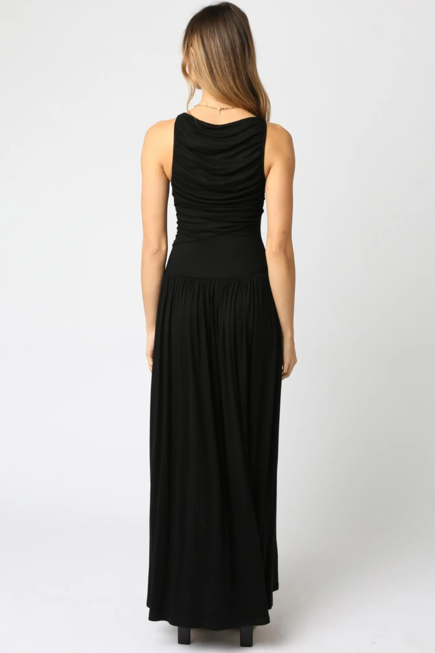 Cool Season Jewel Accent LENI MAXI DRESS