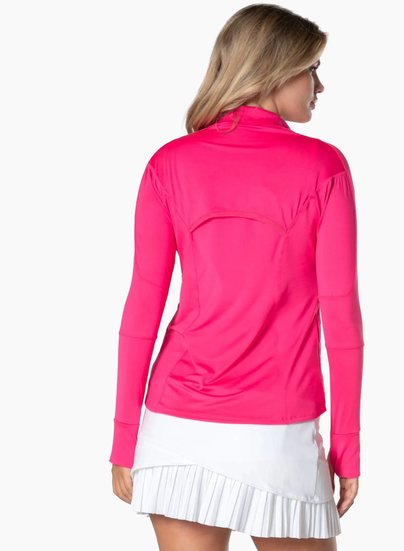 1/4 Zip Long Sleeve NonIrritating Stitching