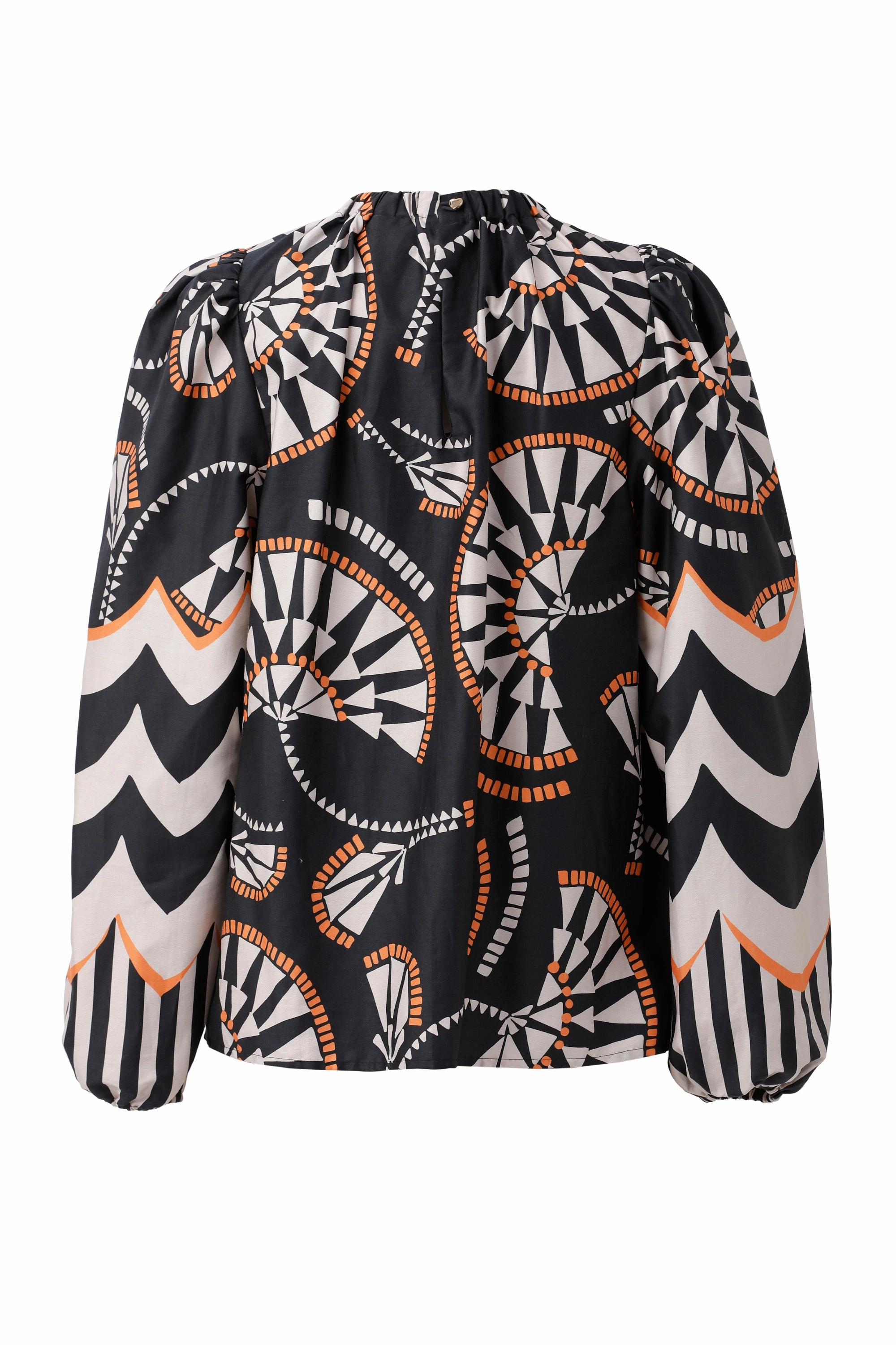 Lilly Blouse in Black ThermalRegulating NonPill Surface Treatment