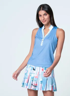 Linen Streak Tank Resilient Elasticity AbrasionResistant Surface