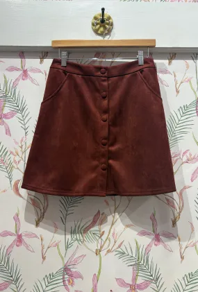 Cultural Event Elegant Flow Little Lies Ali Skirt in Wine