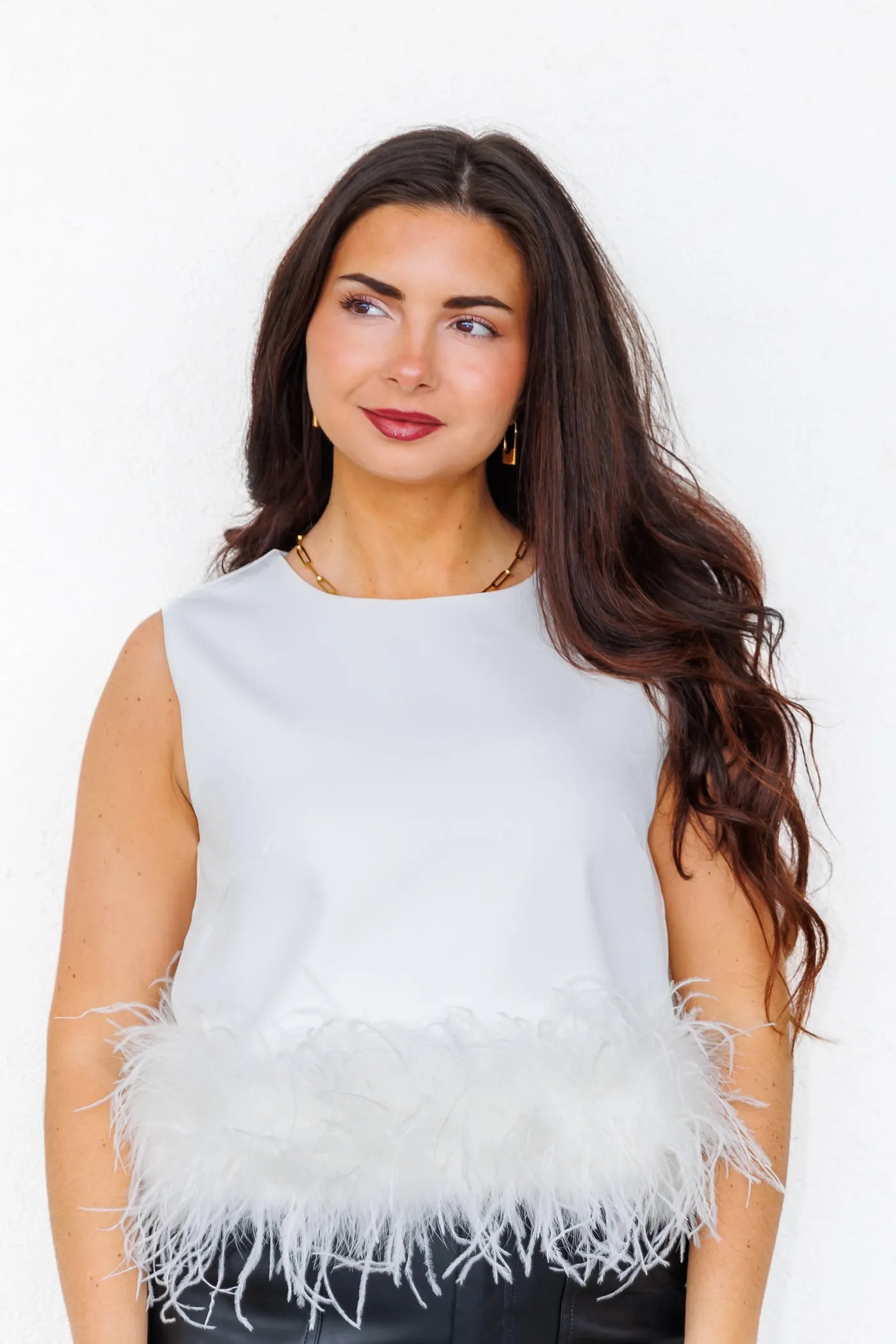 Lightweight Knit Quick-Dry LIZ FEATHER TOP