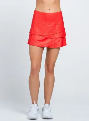 Long All That Shimmers Scallop Skirt No Ride Fit