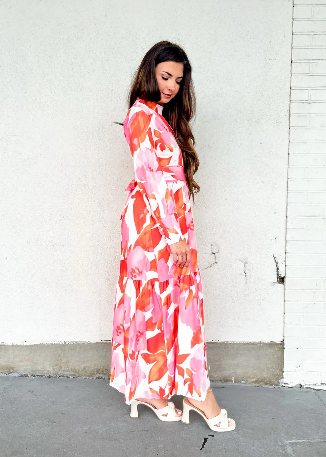 NINA FLORAL RADIANCE MAXI DRESS Gift-Worthy