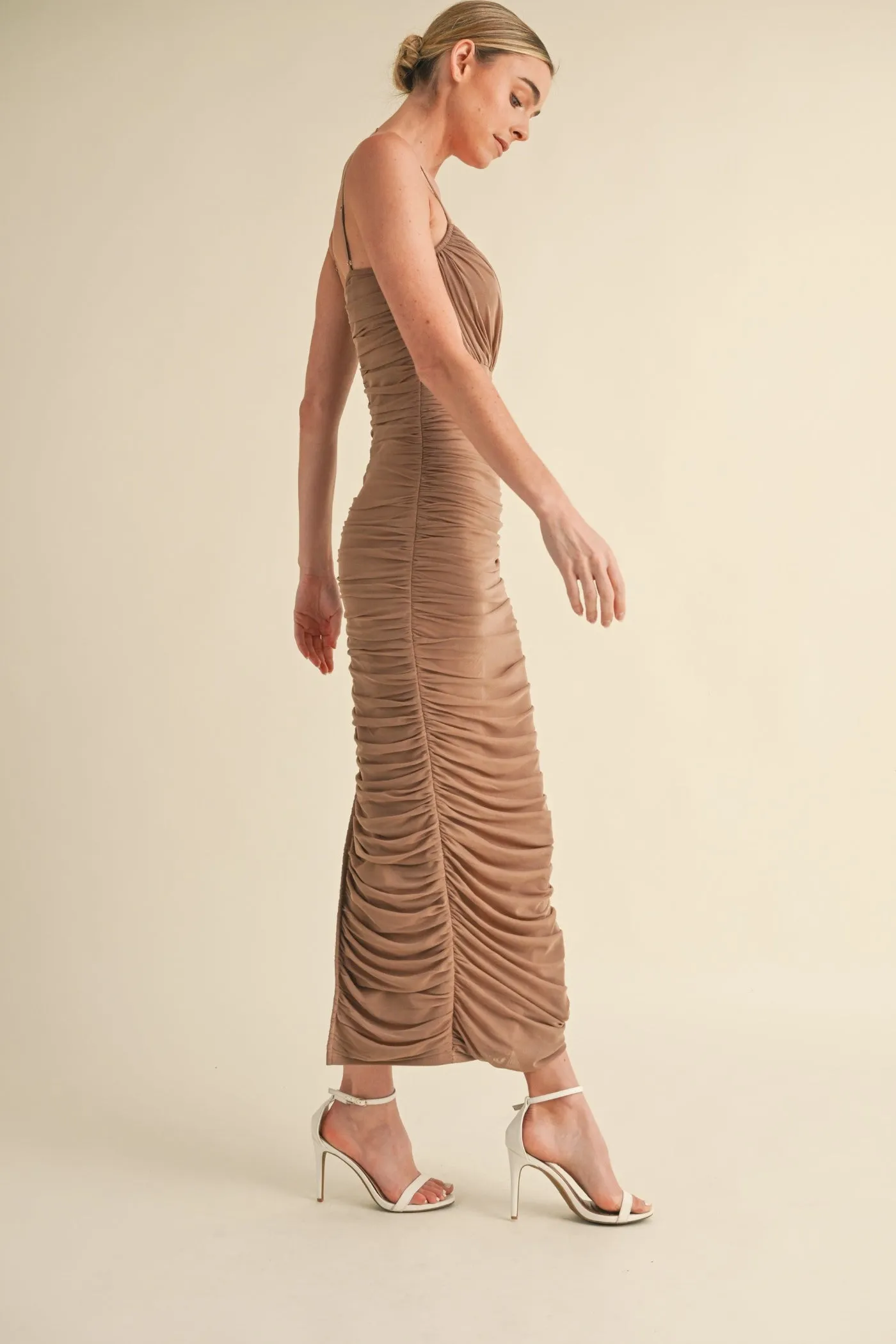 MADIGAN MESH BODYCON DRESS Stylish Vibe Chilly Comfort