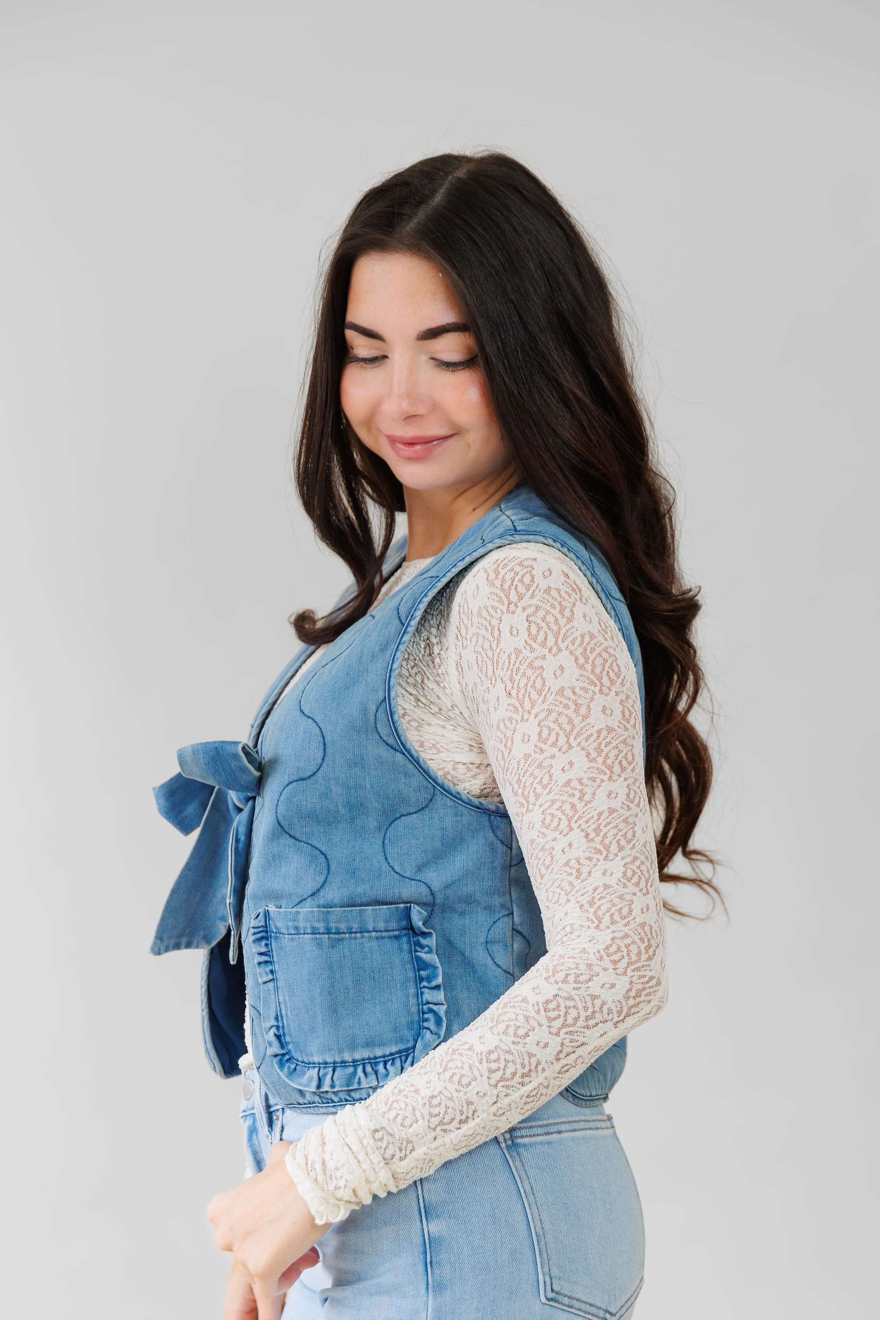 MARGOT DENIM VEST HeatRegulating