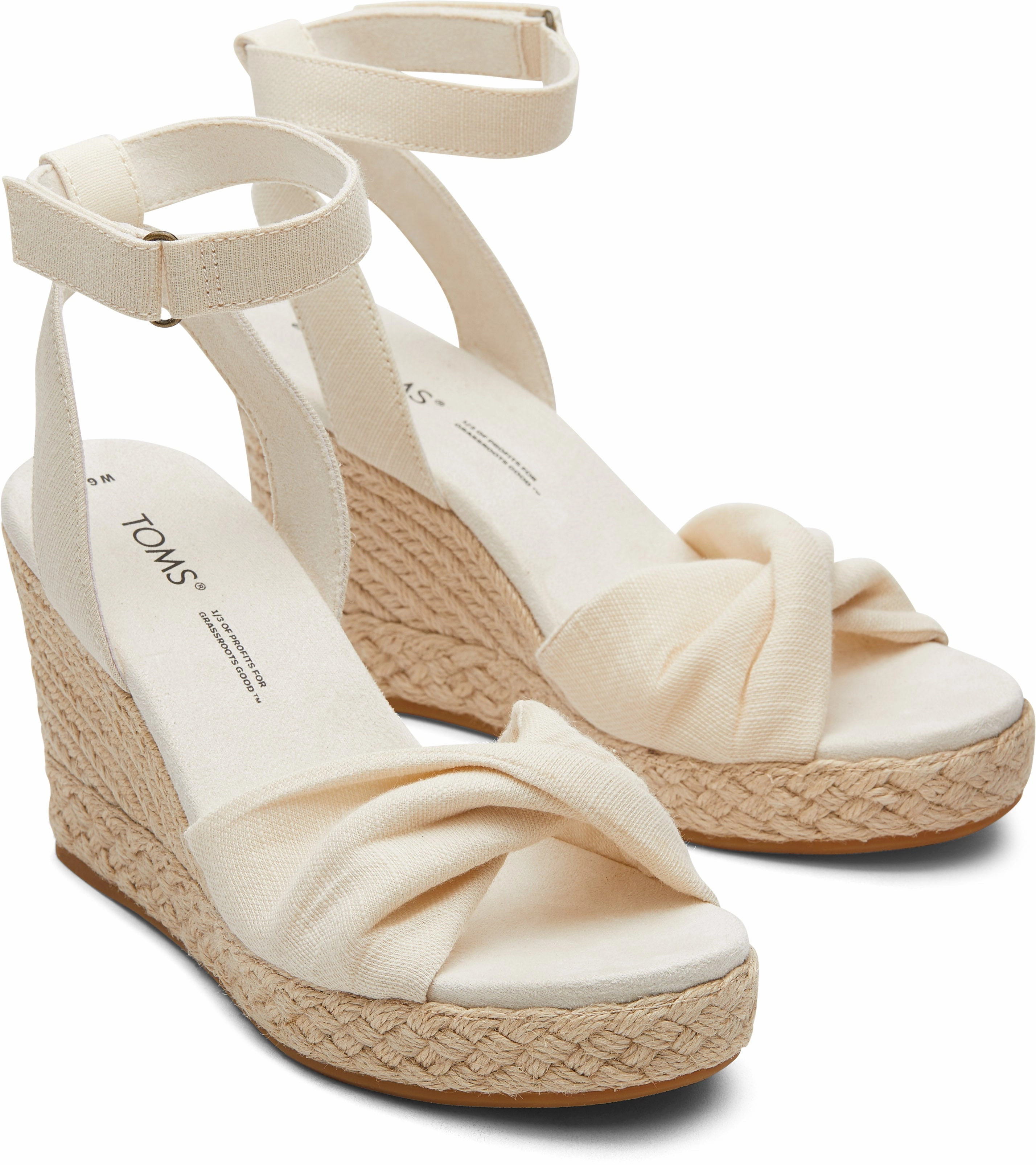 Marisela Wedge Sandal - Natural