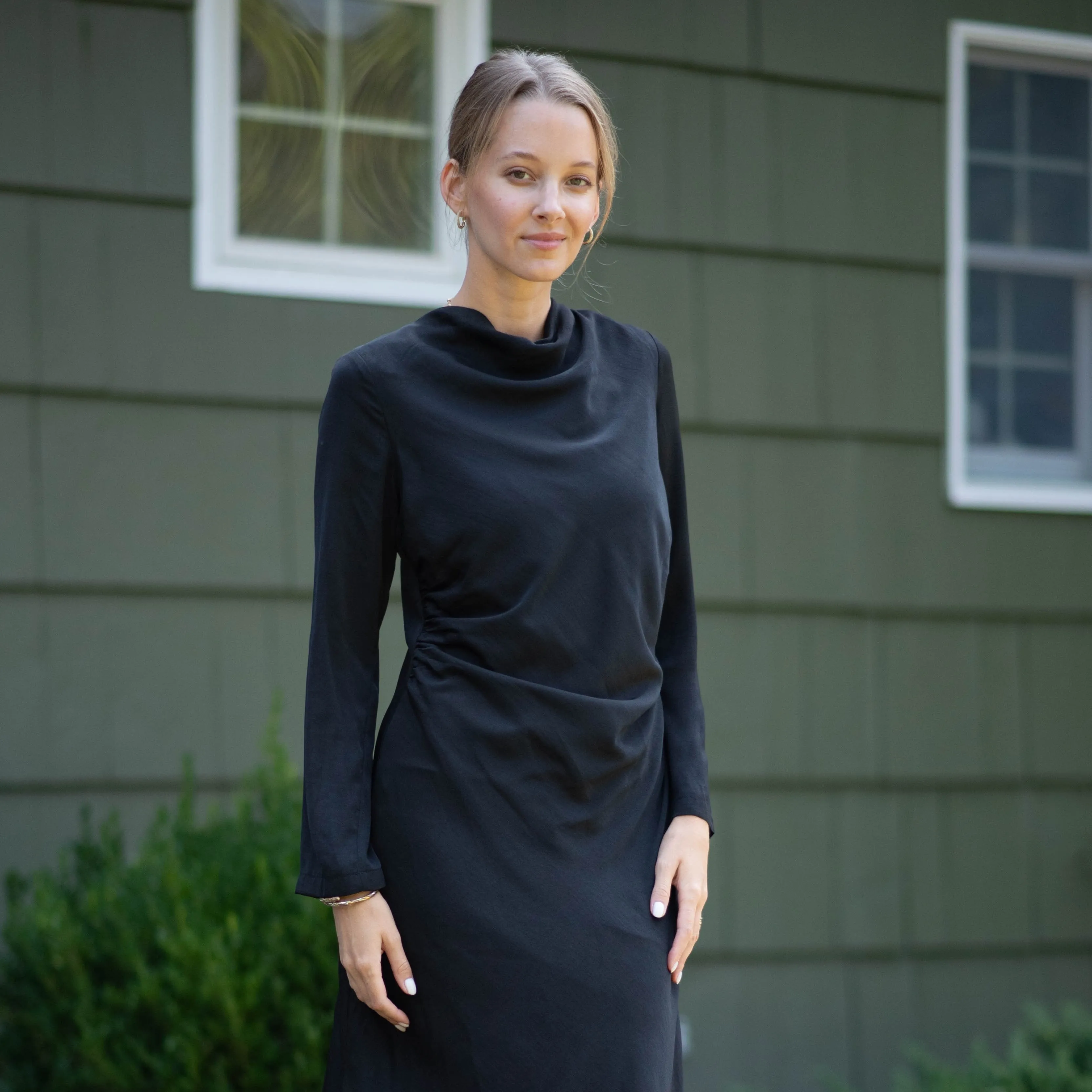 Marseille Dress | Black [Final Sale] Everyday Comfort Wear Sophisticated Style