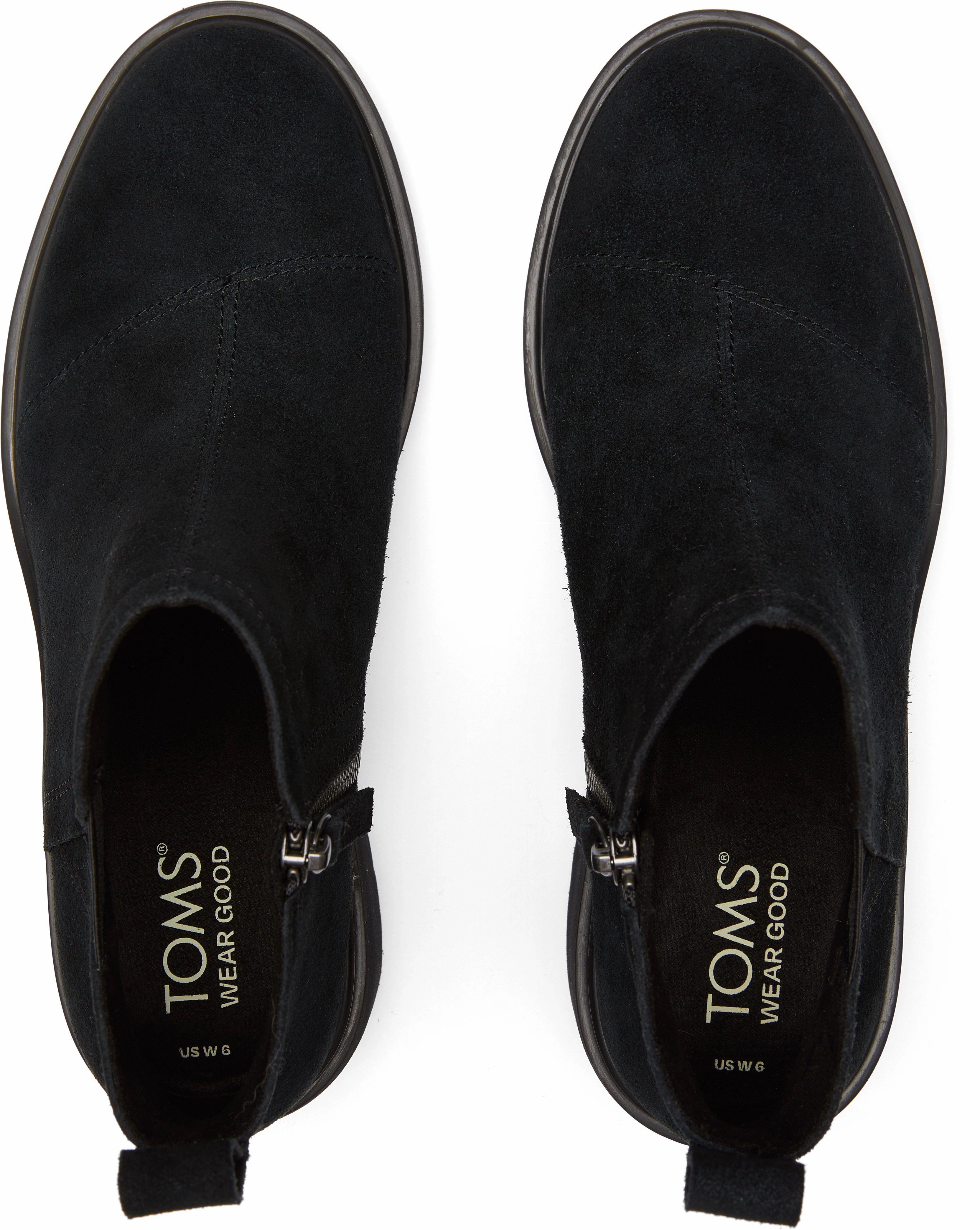 Maude Ankle Boot - Black/Black Suede