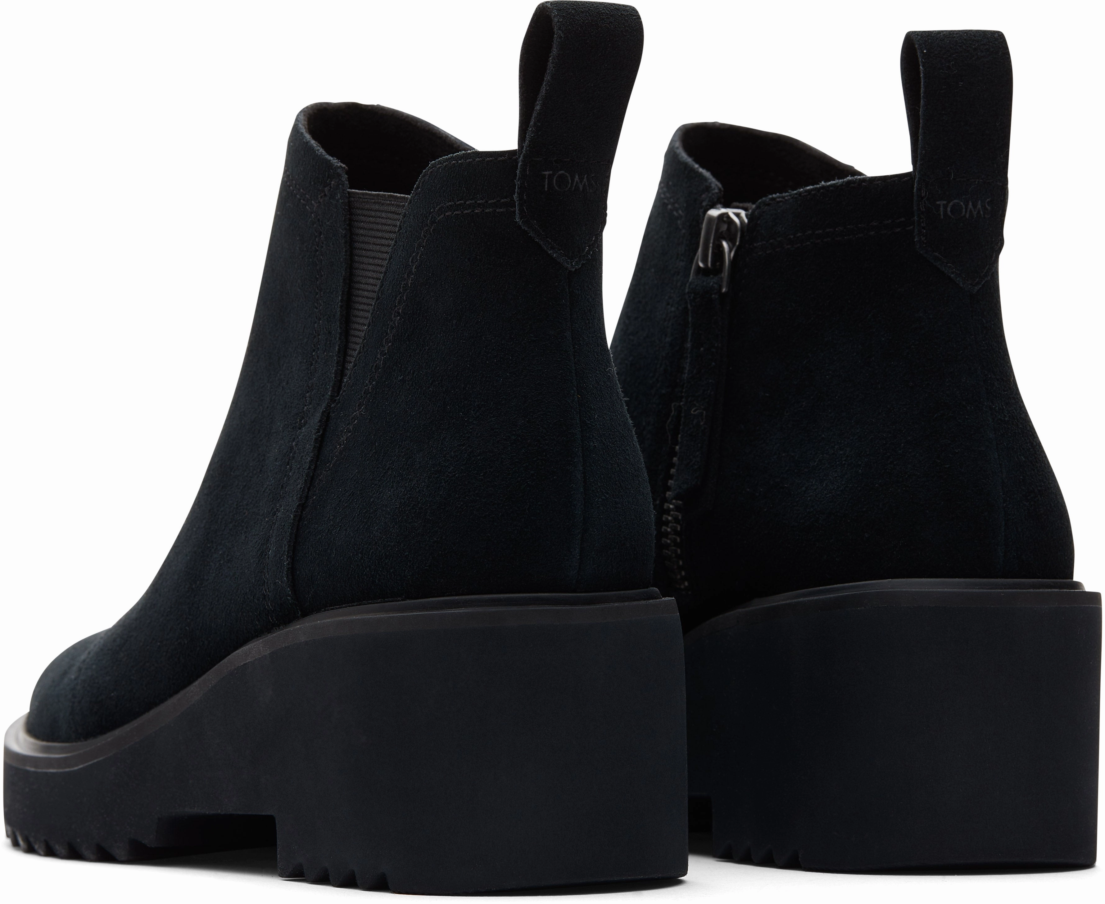 Maude Ankle Boot - Black/Black Suede