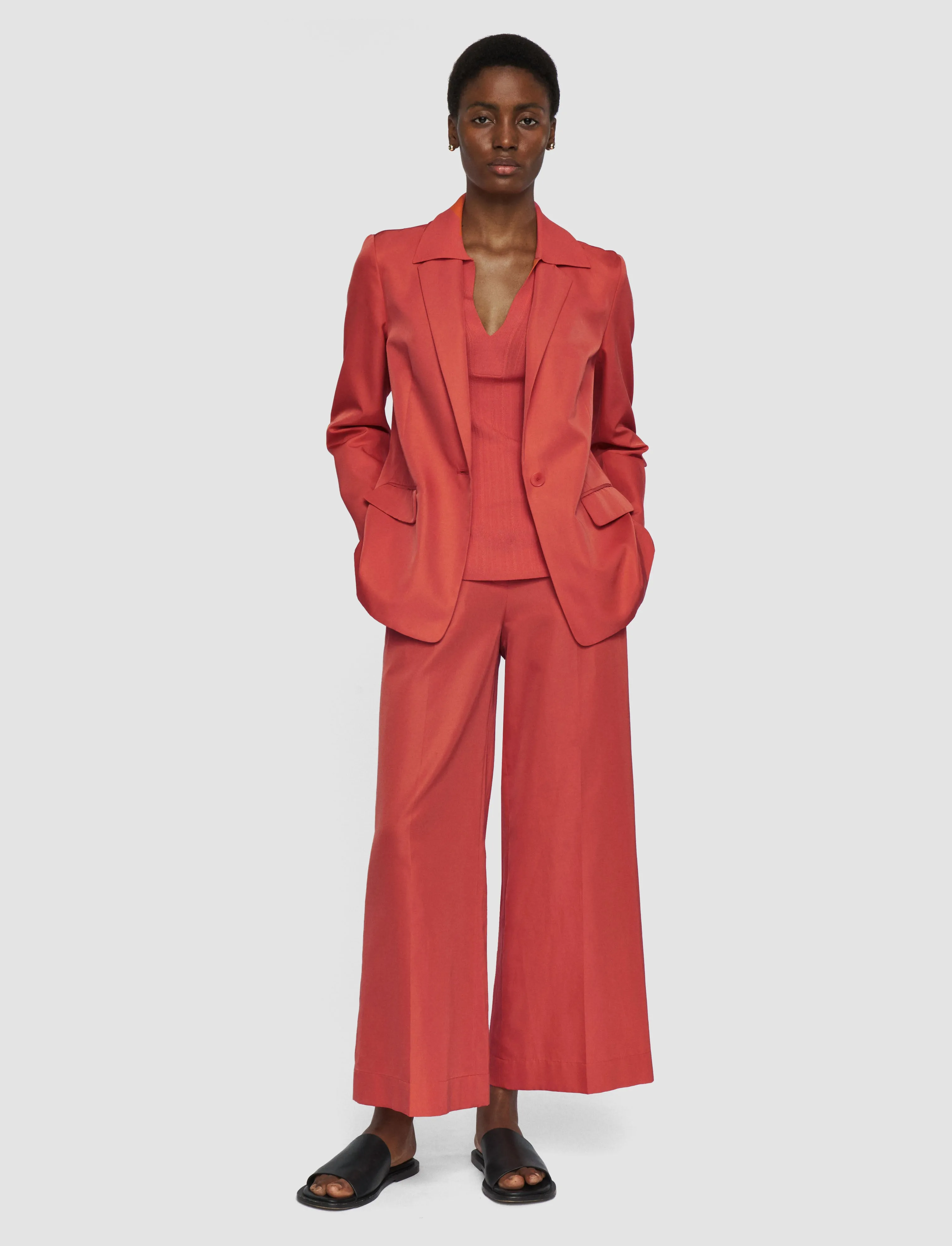 Mela Soft Cotton Silk Jacket Reflective Safety Trim