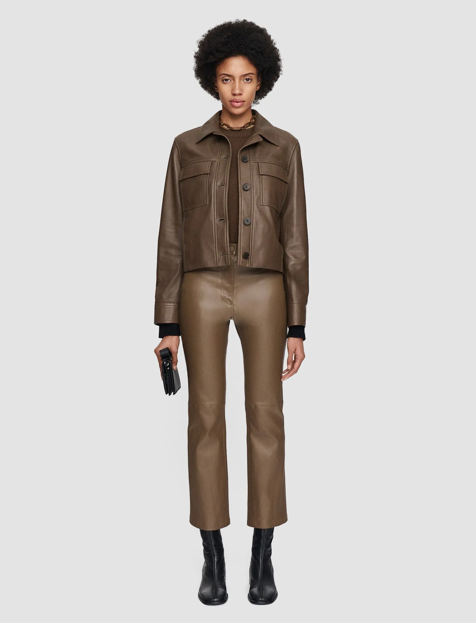 Perfume Nappa Leather Salvador Jacket