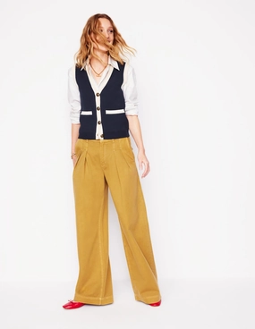 Classic Appeal Holly Knitted Waistcoat-Navy