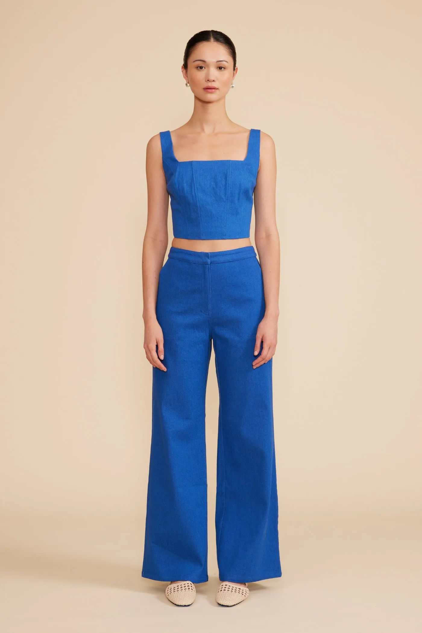 Mesh Panel Details RENNA CROP TOP