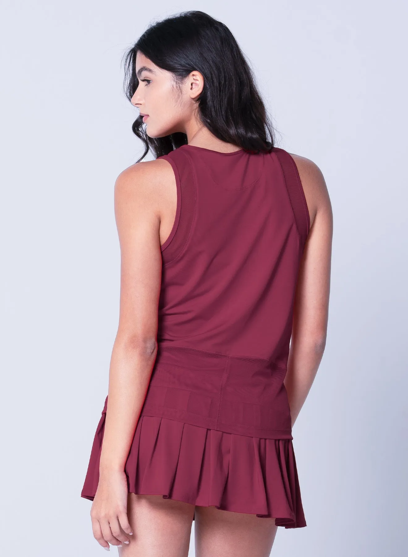 Level Up Tank Ribbed Trim Details