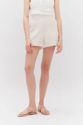 MARJORIE TWILL MID-RISE SHORTS colorful Summer Ready