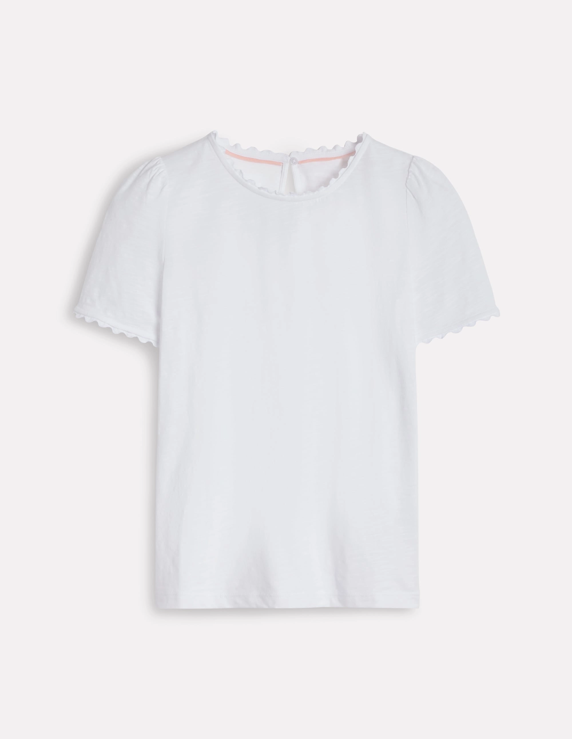 Ali Ricrac T-shirt-White EcoFriendlyBlend