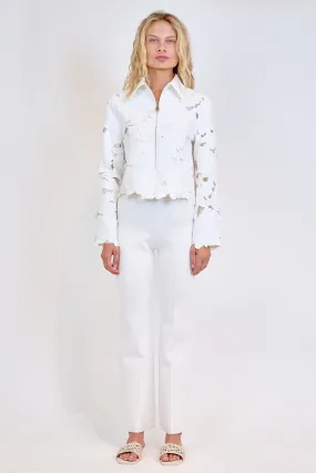 Quinn Jacket White Trilby