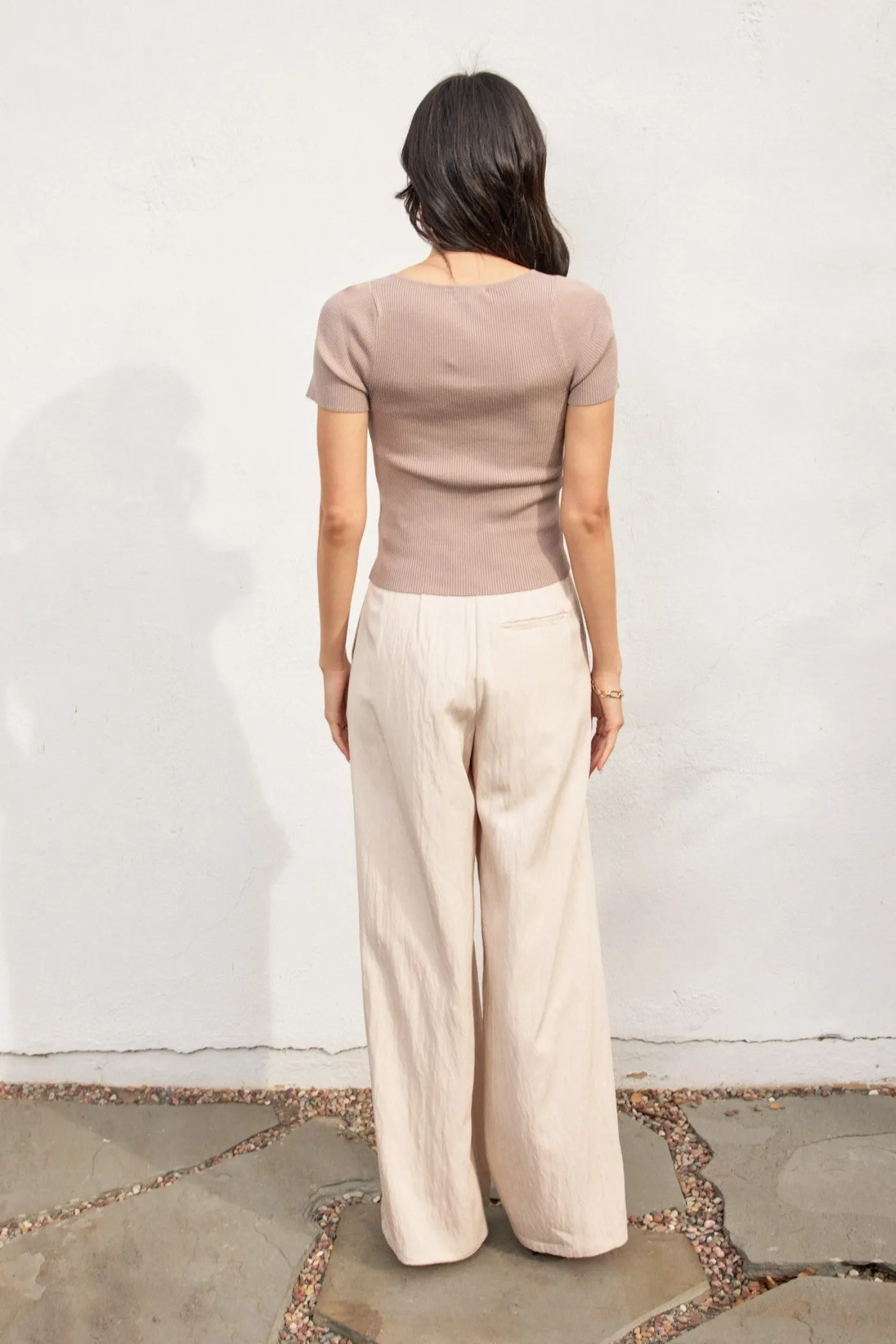 Natural Movement Stylish Waistband MILLIE WIDE LEG TROUSERS