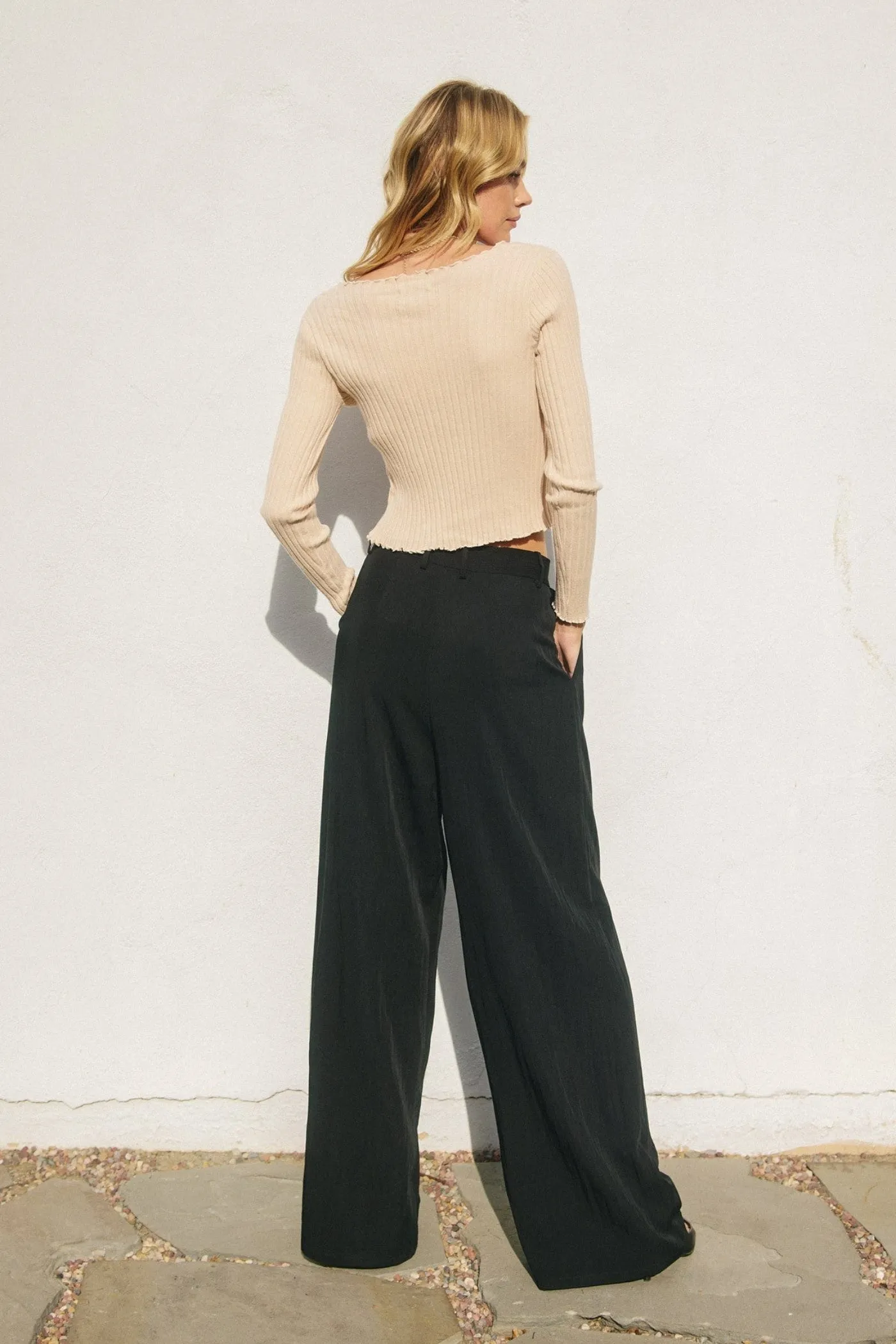 MILLIE WIDE LEG TROUSERS Stylish Cut Movement Ready Fit