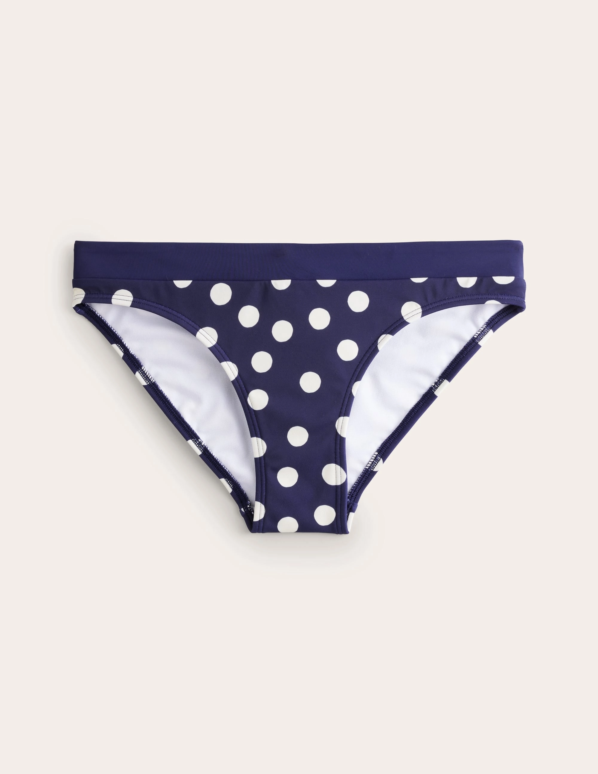 Classic Style Ithaca Panel Bikini Bottoms-Navy Spot