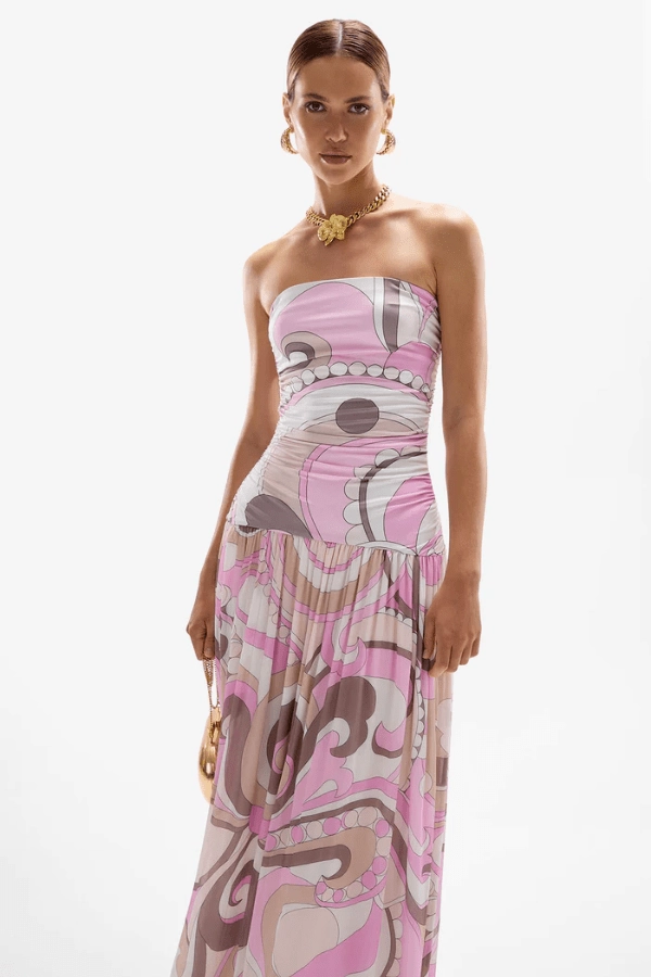 Tassel-Detail Mode Maxi Dress Antibes