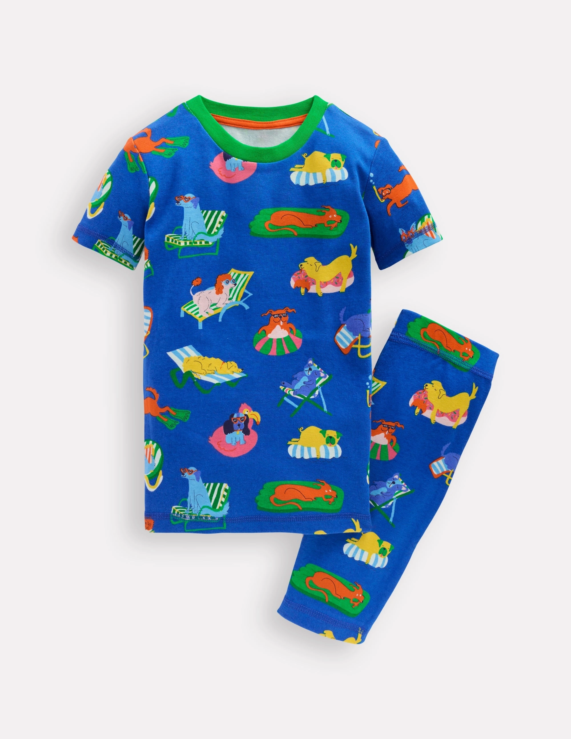 HypoallergenicConstruction Reflective details Snug Short John Pyjamas-Poolside Pets