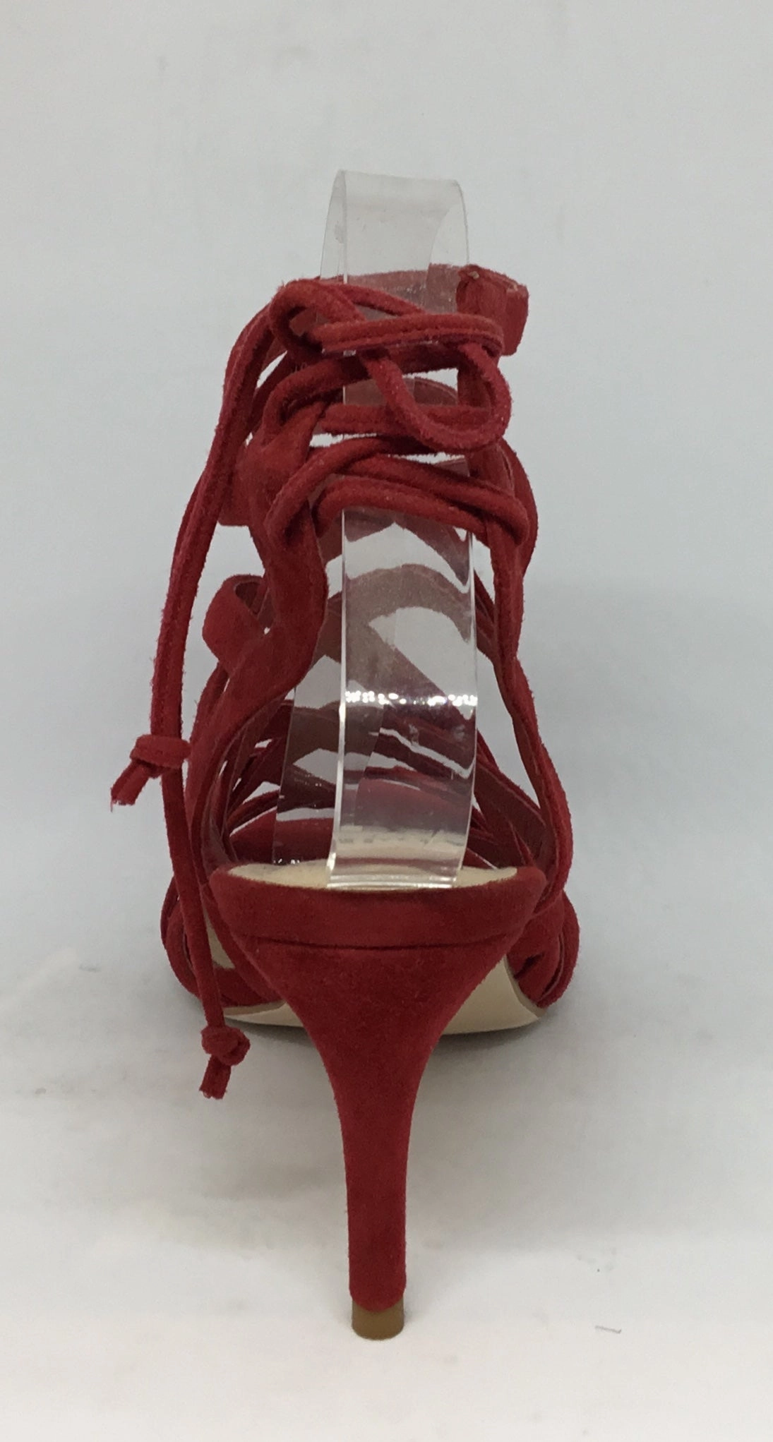 Mollini Cassock Red Suede Leather Heel