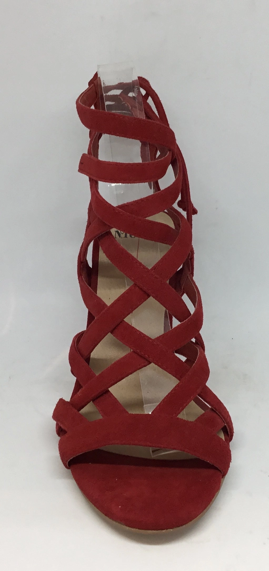 Mollini Cassock Red Suede Leather Heel