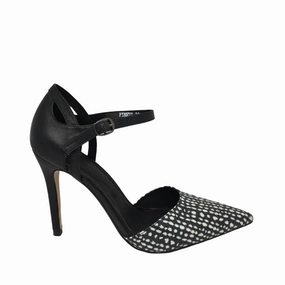 Mollini Finny Black White Spot Leather