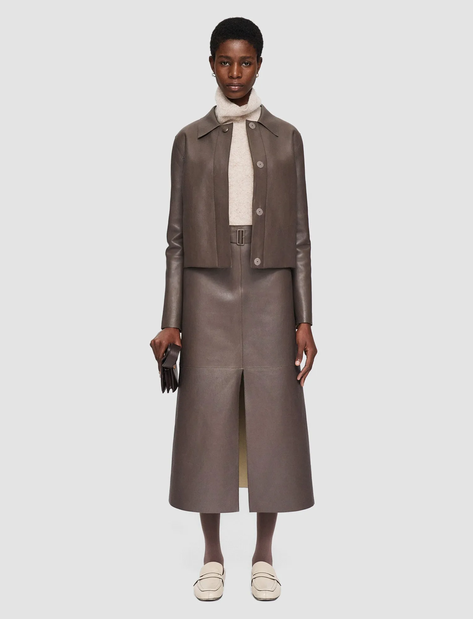 spring outfit Lightweight Comfort Bonded Leather Jose Jacket