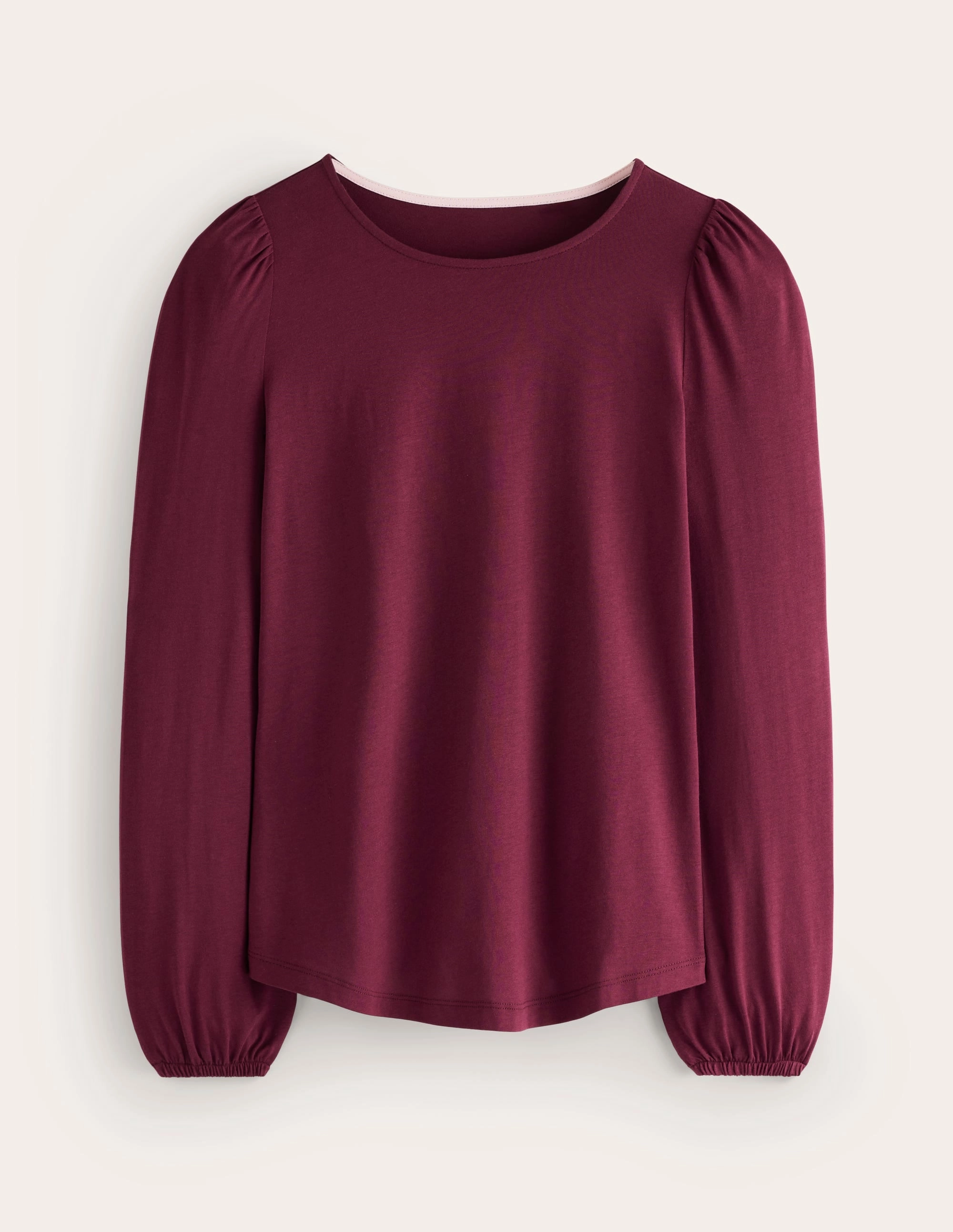 NonRestrictive Supersoft Long Sleeve Top-Deep Wisteria