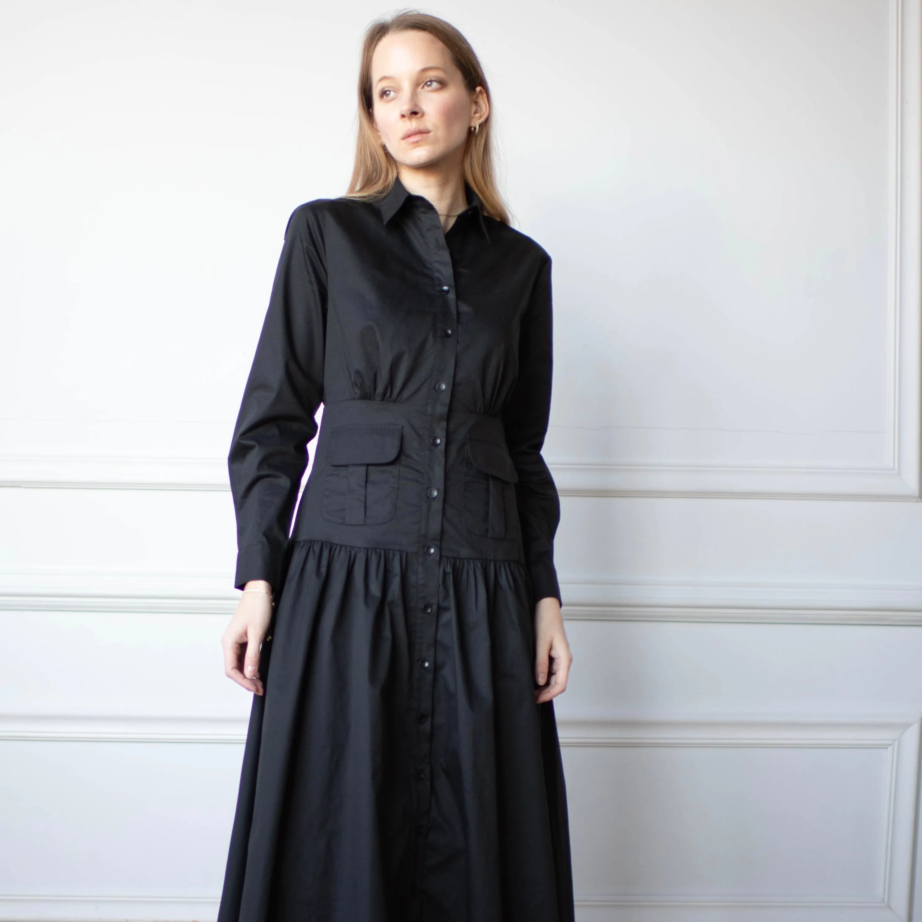 spring fresh Mimi Dress | Black [Final Sale]