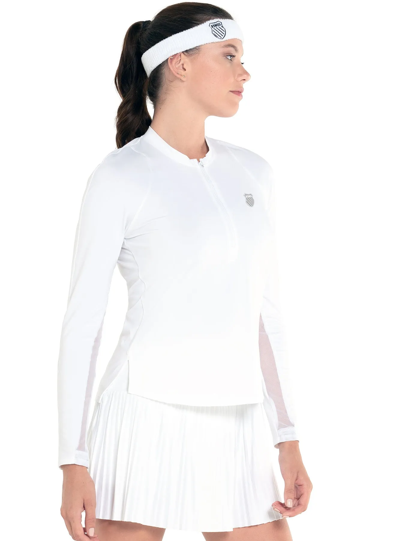 Compact Stitching Lightweight pullover Excel Zip Long Sleeve