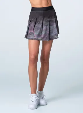Courtside Lights Pleat Skirt Flexible Waistband